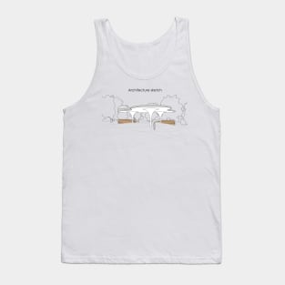 architecture sketch Tank Top